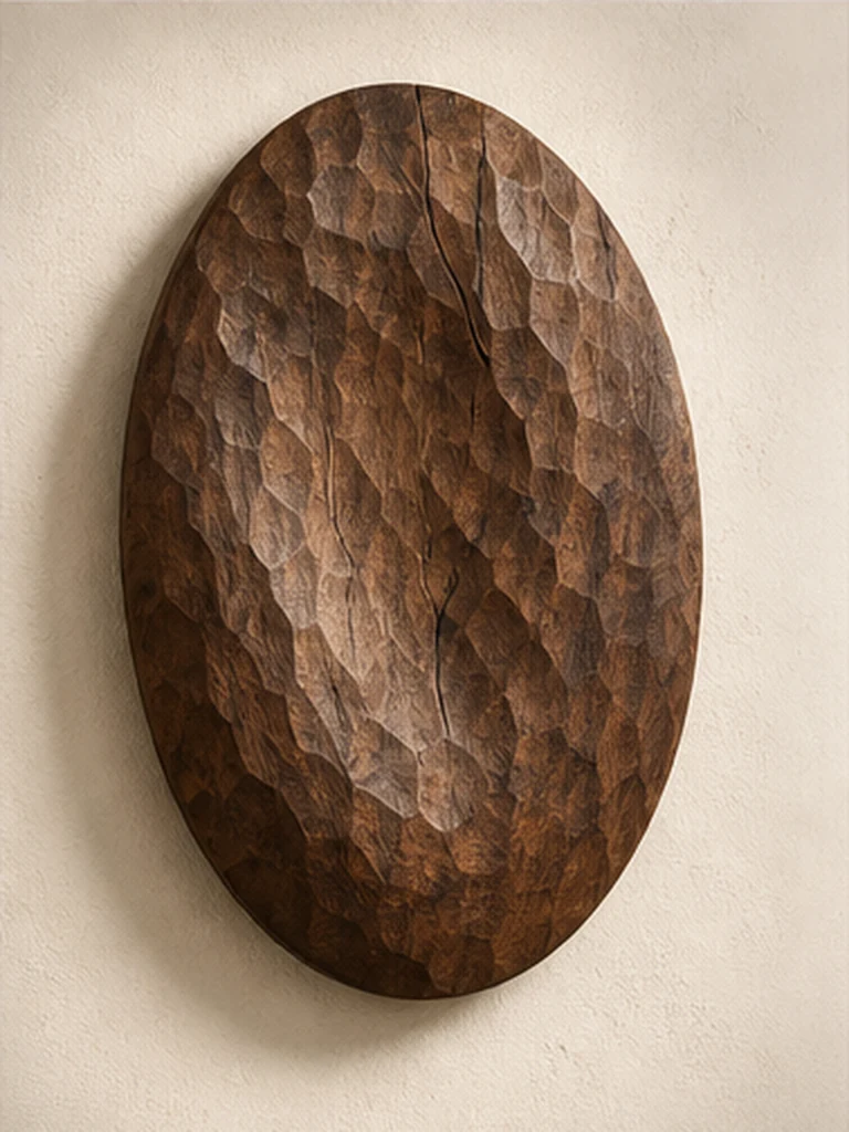 Quiet Oval Wall Sculpture